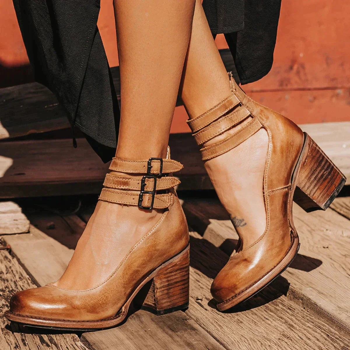 Aniek – buty na obcasie w stylu vintage