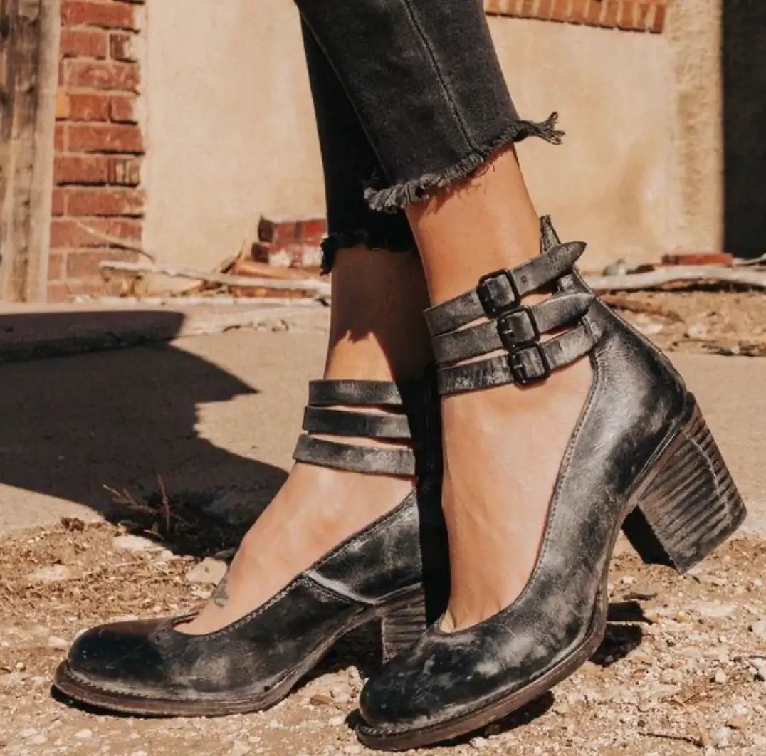 Aniek – buty na obcasie w stylu vintage